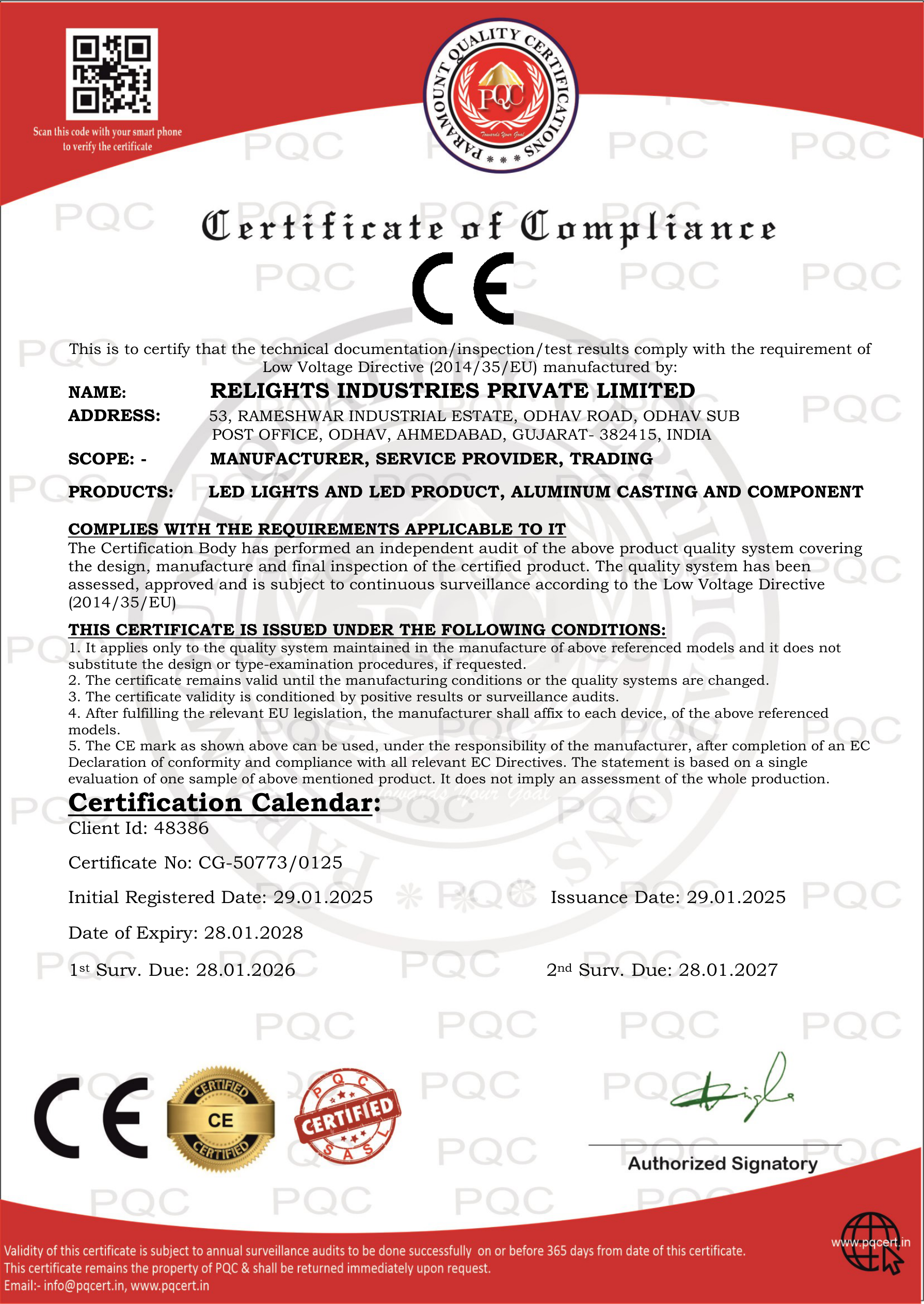CE mark certification badge